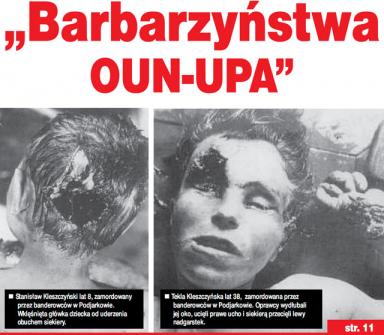 Znalezione obrazy dla zapytania upa ukraiÅscy mordercy